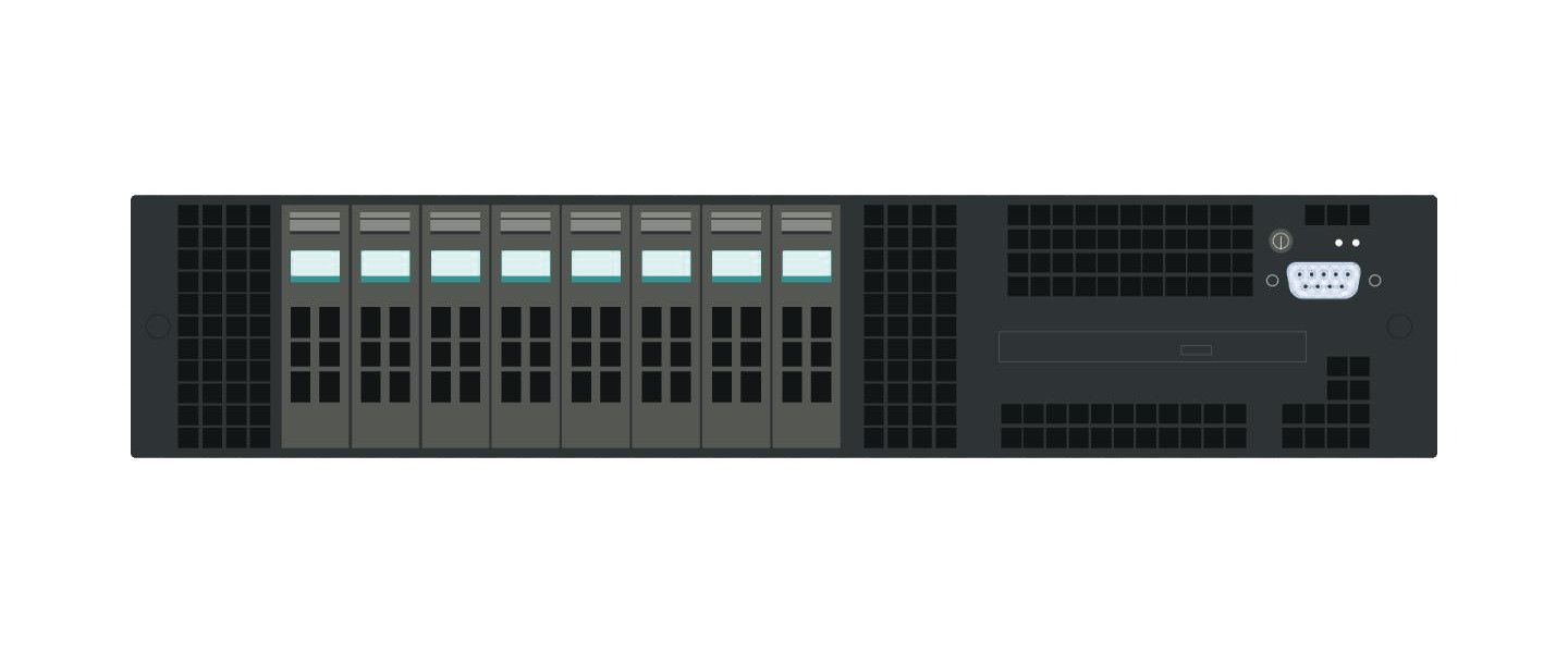 HW-200HD720Rack Сервер с поддержкой до 80*1080р/200*720р портов